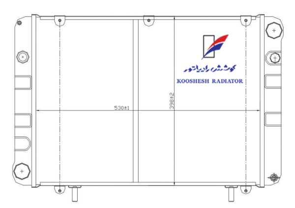 رادیاتور گازل سه لول (كد 123 جدید) کوشش رادیاتور - Image 2