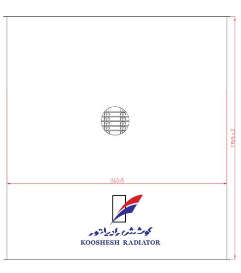 شبكه بلدوزر D8K كاترپیلار کوشش رادیاتور - Image 2