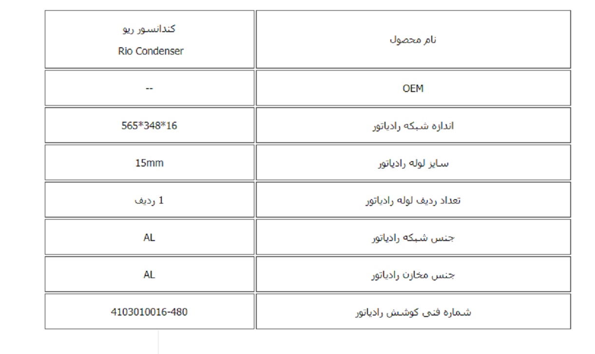 کندانسور ریو کپسول دار کوشش رادیاتور - Image 3