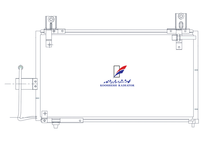 كندانسور پراید S1 مدل 85 (31 خانه)کوشش رادیاتور - Image 2