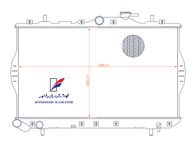 رادیاتور جك J3 کوشش رادیاتور - Image 2