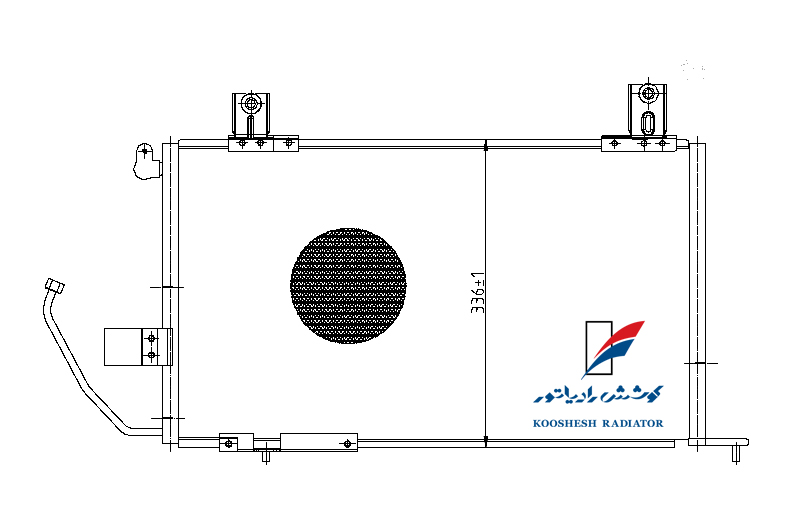 کندانسور پراید S4 کوشش رادیاتور - Image 2