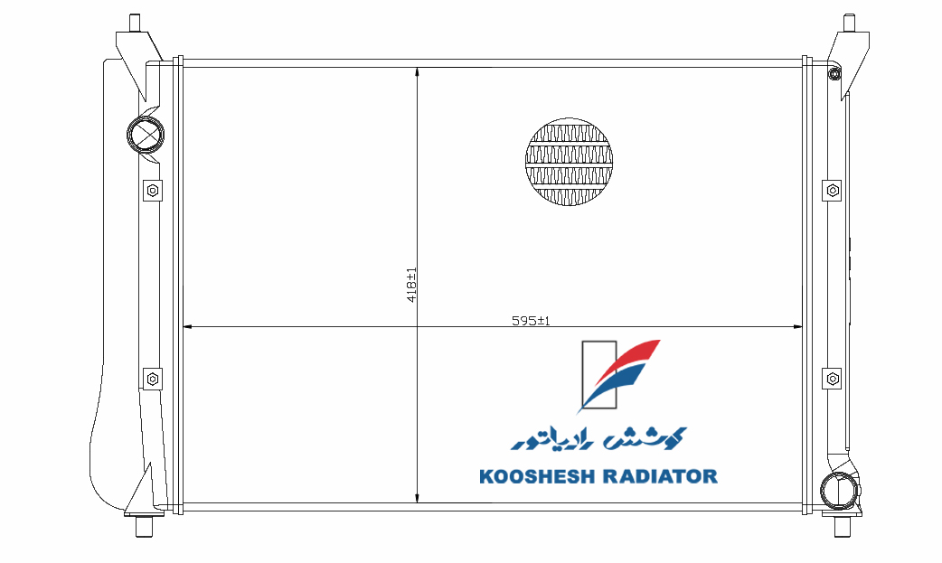 رادیاتور بسترن B30 کوشش رادیاتور - Image 2