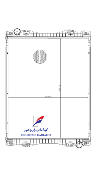 رادیاتور اسكانیا مارال کوشش رادیاتور - Image 3