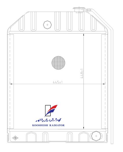 رادیاتور تراكتور فورد 6610 کوشش رادیاتور - Image 2