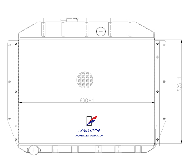 رادیاتور زیل 130 کوشش رادیاتور - Image 2