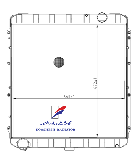 رادیاتور كاماز 54115 کوشش رادیاتور - Image 2
