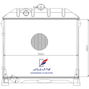 رادیاتور مینی بوس بنز 309 کوشش رادیاتور