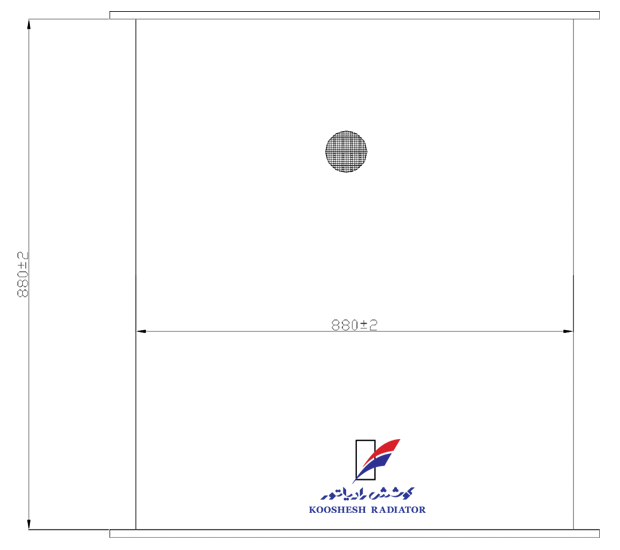 شبكه كوماتسو 420-400 کوشش رادیاتور - Image 2