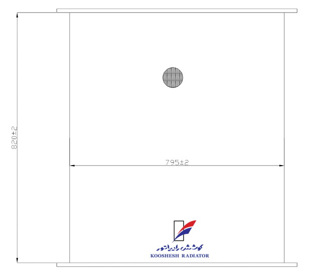 شبكه كوماتسو W120 کوشش رادیاتور - Image 2