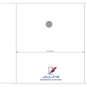 شبكه كوماتسو W90  کوشش رادیاتور