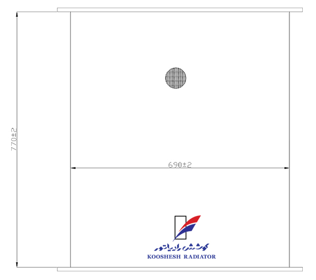 شبكه كوماتسو W90 کوشش رادیاتور